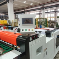 Machine d'emballage de refendage de papier de copie entièrement automatique A3 A4 pour couper et emballer le rouleau de découpe de feuilles A4