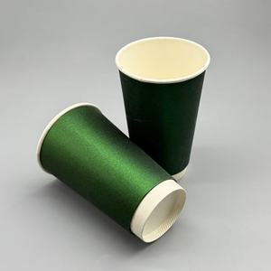 Custom Logo <b>Double</b> <b>Wall</b> Insulated <b>Coffee</b> Paper <b>Cup</b> 2‑32oz Disposable <b>Cup</b> For <b>Coffee</b> Shop - Product Image 6