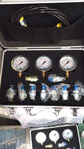 Nouvel ensemble de manomètres hydrauliques, kits de diagnostic, pièces de moteur d'excavatrice, vente au détail, fabrication, construction d'usines - Product Image 2