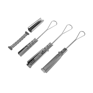 Trên Không Thép Không Gỉ Treo Kẹp Nhựa S Loại FTTH Neo Neo Căng Thẳng Kẹp Sợi Quang Thả Dây Cáp Móc Kẹp - Product Image 2