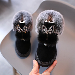 Fashion Winter Children's Warm Children's Shoes Fashion Anti-slip Thickened Princess Shoes Snow Boots - Product Image 4