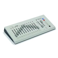 Console DMX 8 canaux pour le contrôle d'éclairage avec fonctions Chaser/Flash et connecteurs XLR/RJ11