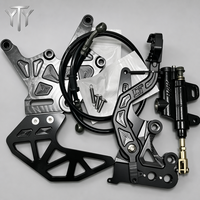 Support de frein arrière double et repose-pieds Sur-Ron Light Bee X LBX en aluminium CNC 7075 renforcé pour vélo électrique haute performance