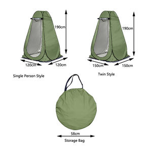 <span class=keywords><strong>Tente</strong></span> <span class=keywords><strong>de</strong></span> <span class=keywords><strong>douche</strong></span> pop-up portable tout-terrain pour le camping avec eau chaude - Product Image 2