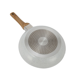 Maifan Stone Non-Stick Cookware Set 5-Piece Induction Compatible <b>With</b> Wooden Handles Oven Safe - Product Image 2