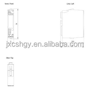 Módulo de E/S de seguridad contra fallos SIMATIC ET 200SP 6ES7136-6BA01-0CA0 PLC, módulo de E/S de cantidad digital, módulo de entrada F - Product Image 3