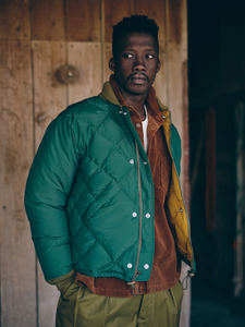 Chaqueta Acolchada Vintage con Estilo para Hombre, Gruesa de Gypsy&sons, con Cuello Alto Único Personalizable y Bolsillos con Cierre de Cremallera - Product Image 2