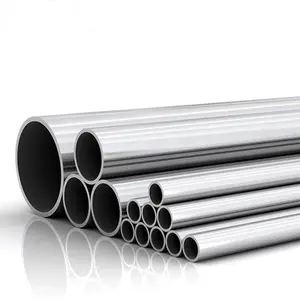 Decorative Welded Round SS Pipe 201 304L 430 304 Seamless Industrial grade brushed bright finish Stainless Steel Tube