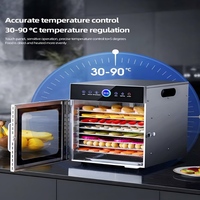 Automatische commerciële vriesdroogmachine voor thuisgebruik voor voedselverwerking, fruit, vlees, groenten, kernpomp, tandwiel