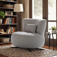 Chaise simple moderne de luxe Mobilier créatif simple pour salon chambre à coucher balcon rotatif pour bureau à domicile