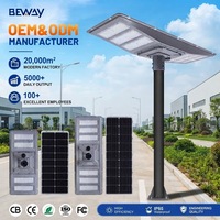 Lampes solaires LED tout-en-un pour cour et jardin, à large angle lumineux, haute puissance 300W 400W