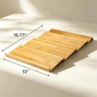 Organisateur de rangement à 4 niveaux pour 24 pots, avec plateaux en bambou, pour maquillage, cuisine, comptoir et tiroirs