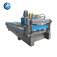 Machine de formage à froid de panneaux muraux et de toiture en acier coloré modèle 840, type tuile en acier galvanisé, avec garantie de 2 ans