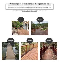 Panneaux de meubles en teck moderne, revêtement de sol en bois dur de 10 mm d'épaisseur, marches d'escalier et cloisons extérieures