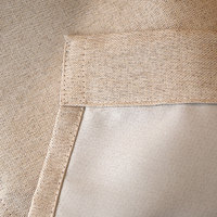 Tissu de rideau occultant 100% polyester brodé, haute occultation 70%-90%, tissé en rouleau pour salon et chambre à coucher