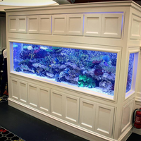 300 Gallonen Großes Zylindrisches Umweltfreundliches Kunststoff-Aquarium