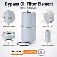 Pièces d'origine Hitachi 4185299, élément de filtre de dérivation pour excavatrice Hitachi EX1800 EX2500-5 EX3600-6 EX5600 EX8000