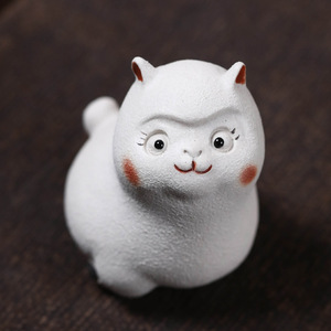 Purple Grit <b>Tea</b> Pet Cat Sculpture Lead Free For Kung Fu <b>Tea</b> <b>Set</b> Ornament - Product Image 4