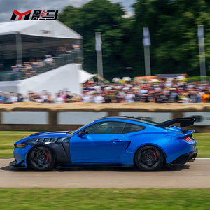 Parafango Anteriore in Fibra di Carbonio Stile GTD per <span class=keywords><strong>Ford</strong></span> Mustang 2024+ con Prese d'Aria Laterali Ricambi Auto Anteriori - Product Image 5