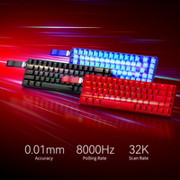 Clavier de jeu filaire magnétique RGB de bonne qualité OEM pour le jeu
