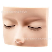 Nouveau petit mannequin d'extension de cils tête de cils pratique poupée factice beauté académie école formation tête
