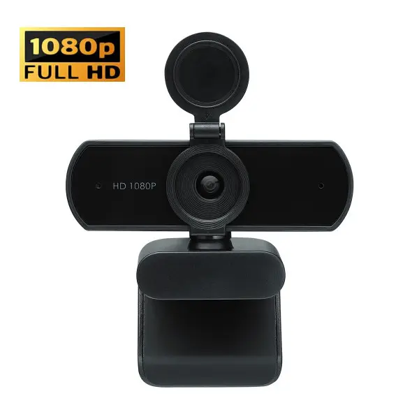Webcam HD 1080P layar lebar Video HD, kamera Web USB layar lebar koreksi cahaya pengurang kebisingan untuk Skype FaceTime PC USB
