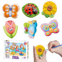 Beliebte Putzmalerei DIY-Gipsform Kinder Kunsthandwerk Mal-Spielzeug Gipsform-Set