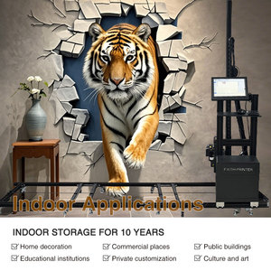 Faith Background DX7 DX10 3d Uv Wall Painting Machine Robot Automatic Panel 3d Vertical Mural Wall <strong>Printing</strong> Machine Wall Printer