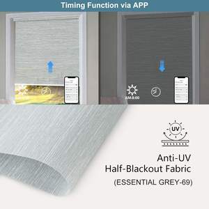 Persianas enrollables comerciales elegantes, eléctricas, motorizadas, inteligentes, anti-UV, ecológicas, personalizables, lisas, resistentes al viento, automáticas, francesas - Product Image 3
