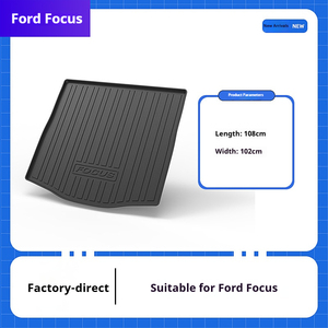 MRBULLS Juego Completo de Tapetes para Auto para <span class=keywords><strong>Focus</strong></span> Sedán, Hatchback y Active (Clásico), Antideslizantes, Impermeables, de TPE, para <span class=keywords><strong>Maletero</strong></span> - Product Image 2