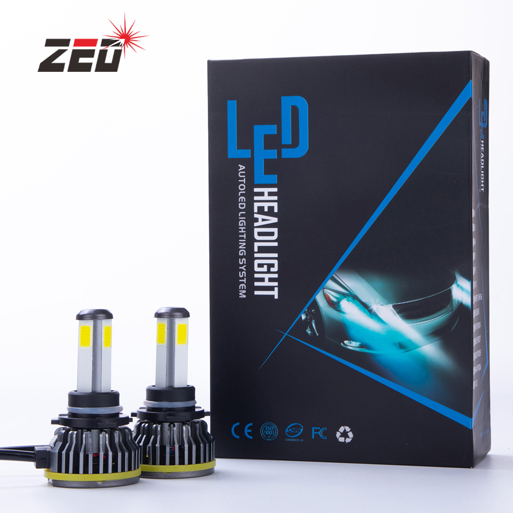 S10 9006 4 стороны 40 Вт 6800LM H4 H7 H11 9005 светодиодные лампы головного света мини светодиодные фары