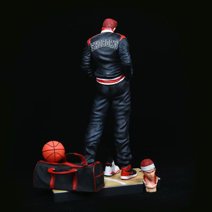 ของเล่นเรซิน PVC แบบปรับแต่งได้2025 OEM หุ่นอะนิเมะแบบสแลมดังค์หัวแดงฮานามิจิซาคุรากิ - Product Image 4