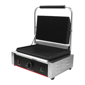 Industriële Dubbele Hoofden Elektrische <span class=keywords><strong>Panini</strong></span> Contact Grill/Sandwich Druk