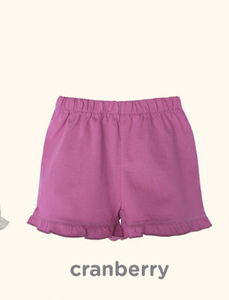 Conjunto de Pantalones Cortos de Algodón para Niñas, Cintura Elástica, Adorno de Volantes, Pantalones Casuales, Ropa de Verano para Niñas Pequeñas, Color Sólido, Algodón - Product Image 4