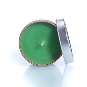 Bougies en Aluminium personnalisées, pot rond, violet, blanc, mat, en <span class=keywords><strong>étain</strong></span>, noir, sans soudure, récipients pour cire de soja, 6Oz, 8Oz, 12Oz, pièces - Product Image 4