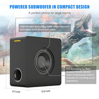 Haut-parleur de barre de son Home cinéma SW65D avec subwoofers filaires actifs de 6.5 pouces système audio haut de gamme