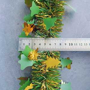플라스틱 크리스마스 장식 스트립 리본 꽃 암호화 색상 휴일 파티 용품 종소리 크리스마스 트리 - Product Image 3