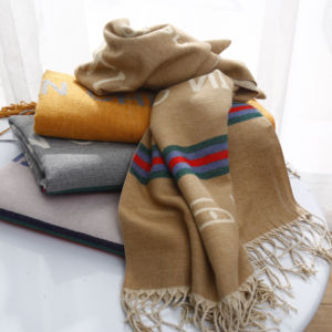 Écharpe d'hiver solide et élégante de haute qualité pour femmes coupe-vent et chaud directement des châles traditionnels d'usine - Product Image 1