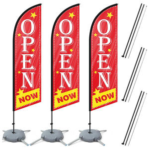 أعلام ريشية مطبوعة رقمياً بالجملة، لافتات ريشية إعلانية، عرض ترويجي - Product Image 5