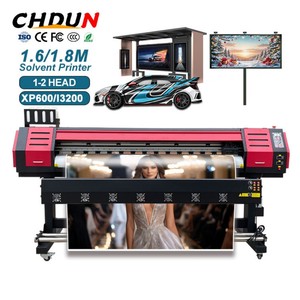 Imprimante à jet d'encre multifonctionnelle grand format à sublimation avec tête Xp600 pour bannières en <span class=keywords><strong>vinyle</strong></span>, imprimante éco-solvant automatique - Product Image 1