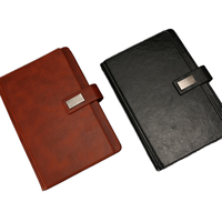 Tailles A4/A5/B5 personnalisables carnet de notes d'affaires couverture en cuir 100 pages intérieures fil couture reliure papier d'impression thermique
