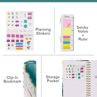 Agenda personnalisé 2025 2025, organiseur, carnet, reliure spirale, format A4 A5