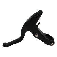 Levier de frein de VTT personnalisé à faible coût, usinage CNC, brochage par électroérosion, usinage 5 axes, aluminium anodisé noir, pour VTT