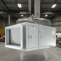 Ventilateur centrifuge industriel monté au plafond, unité de ventilation d'air frais avec filtres