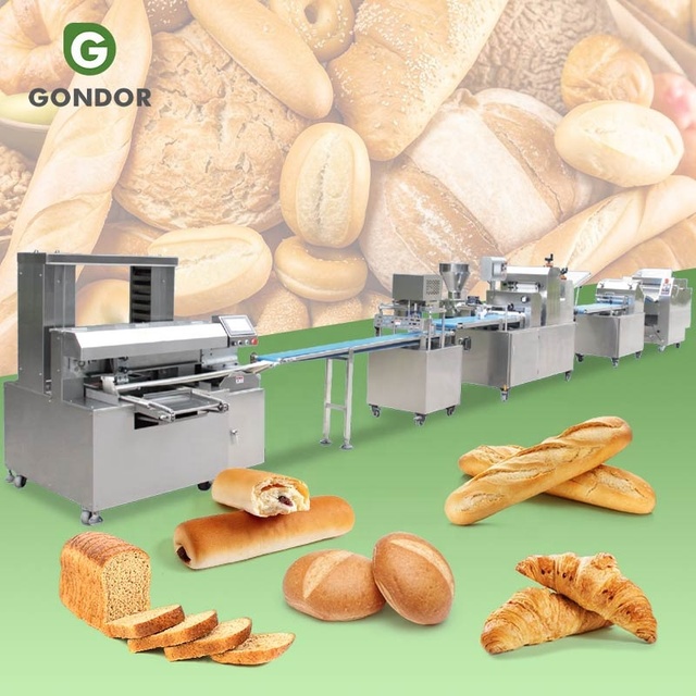 Frozen Full Automatic Pastry Sandwich Loaf Wand Bread Make Machine and Large Scale Bakery Equipment to Uae