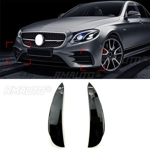 Cubierta de Ventilación de Aire para Parachoques Delantero de Coche, Aspecto Negro Brillante/Carbono, para Mercedes-Benz Clase E W213 E43 E53 AMG 2016-2019, Estilo Automotriz - Product Image 1