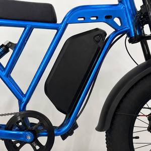<span class=keywords><strong>Vélo</strong></span> <span class=keywords><strong>électrique</strong></span> tout-terrain à pneus larges bleu 500W 750W 1000W, <span class=keywords><strong>vélo</strong></span> <span class=keywords><strong>électrique</strong></span> rétro, scrambler vintage pour aventures en plein air - Product Image 5