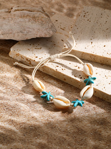 Braccialetti Artigianali Estivi Hawaiani con Conchiglie, Tartarughe Marine e Stelle Marine, Regolabili per Uomo e Donna - Product Image 6