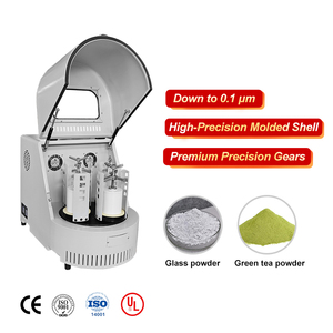 टेकन अर्ध गोलाकार ग्रह बॉल मिल सहीली गेंद मिल के लिए स्थिर प्रदर्शन के लिए 0.75kw बिजली - Product Image 1