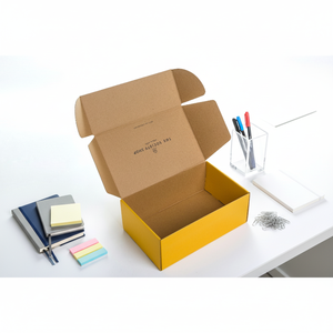 โรงงานผลิตกล่องกระดาษพับได้ กล่องไปรษณีย์ กล่องบรรจุภัณฑ์สำหรับการขนส่งแบบลูกฟูก สำหรับธุรกิจขนาดเล็ก - Product Image 1